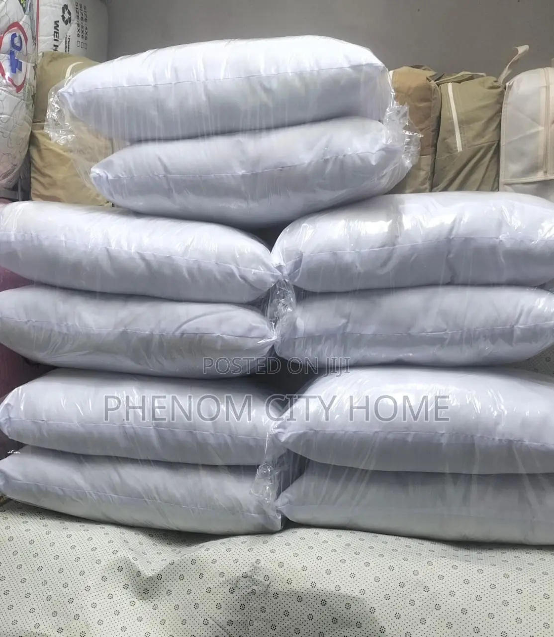 Plain White Bedpillows