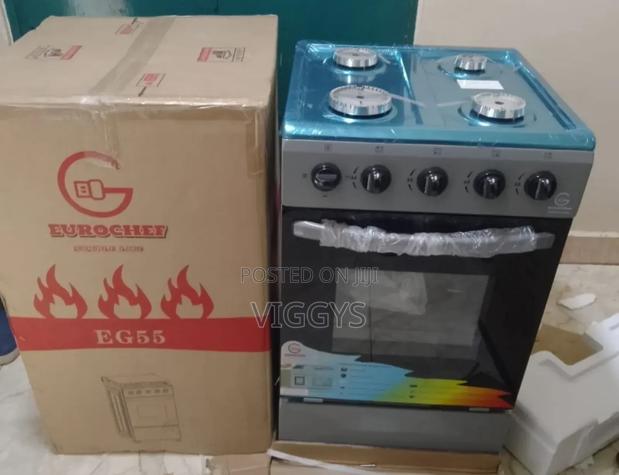 New Model Eurochef Free Standing 4 Burner Gas Cooker