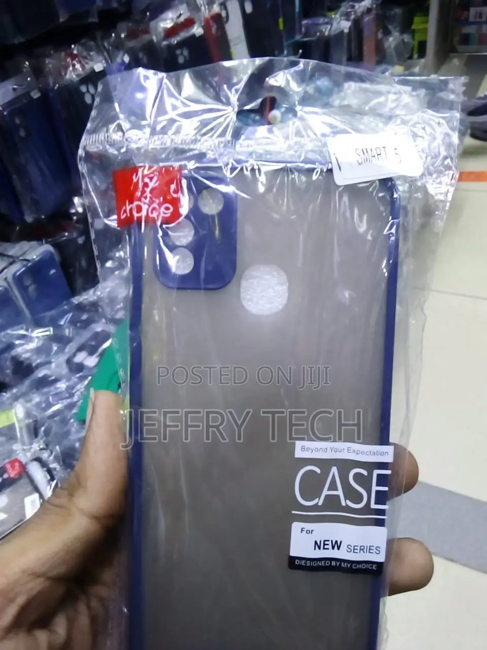 Smoke Back Cover for (Infinix Smart 5)