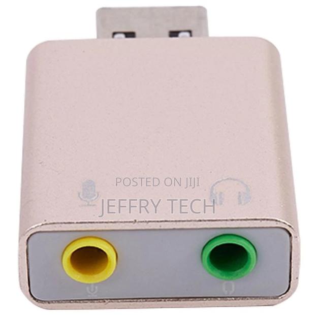Usb Sound Card 7.1 External Usb to Jack 3.5mm Headphone Adap