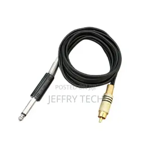 1.8 M Tattoo Cable, Clip for Connection, RCA, Made of Soft S