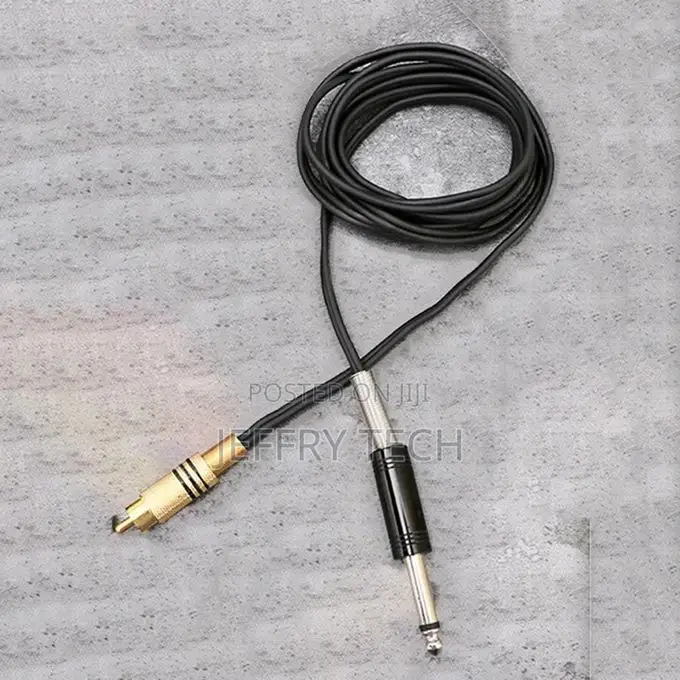 1.8 M Tattoo Cable, Clip for Connection, RCA, Made of Soft S