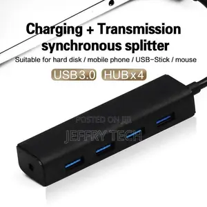 USB Hub USB to 4 Port USB3.0 5gbps Portable Hub Adapter For