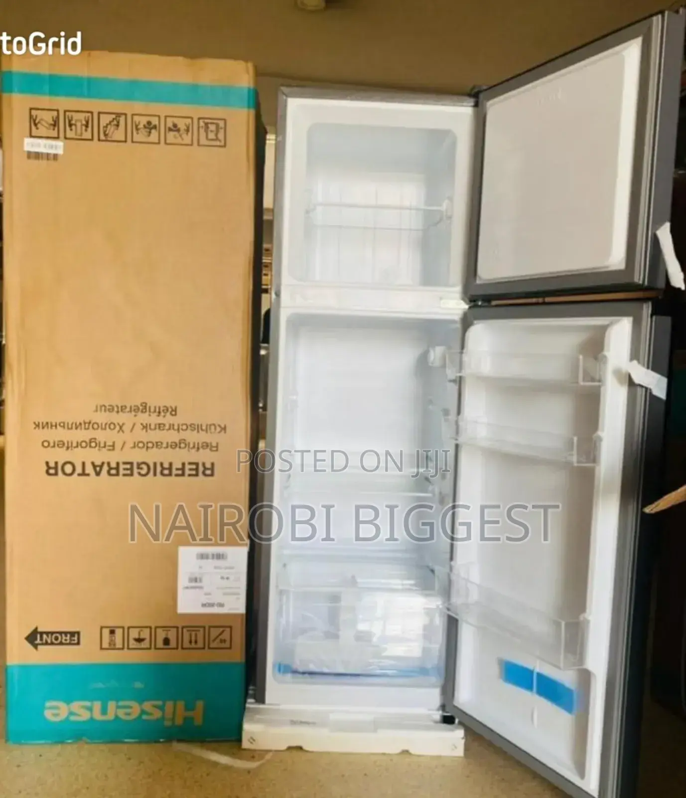 Hisense 154 Litres Double Door Refrigerator