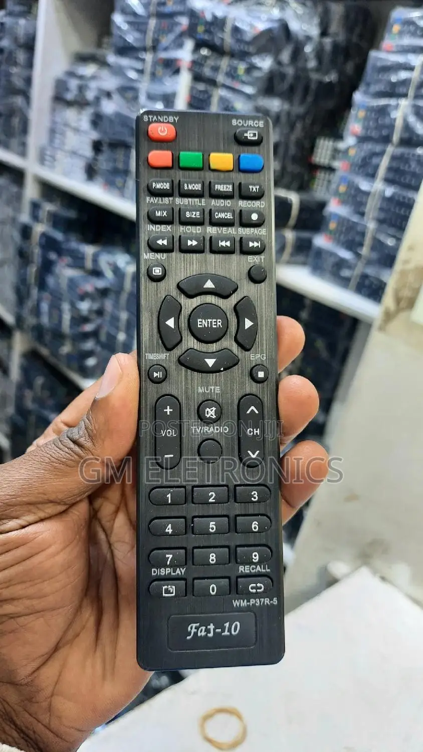 Fat 10 Remote For; Bruhm, Shaani, Von,Vision, Taj, Taqworld
