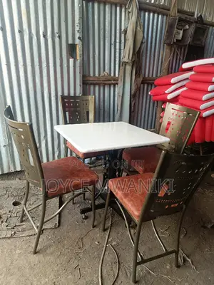Restaurant Set, Powder Coated Gold 