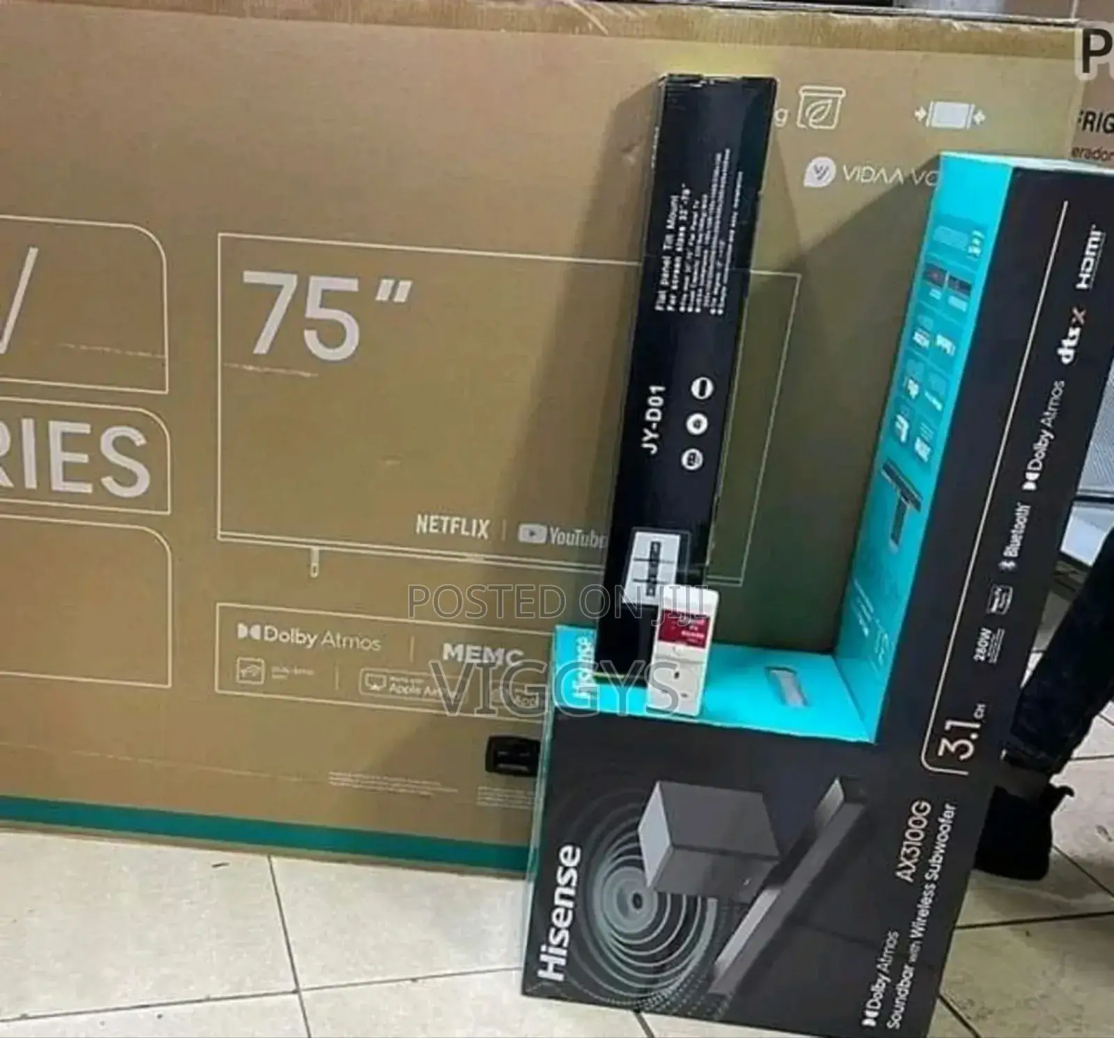 Good Quality
Hisense Sound Bar Ax5100g