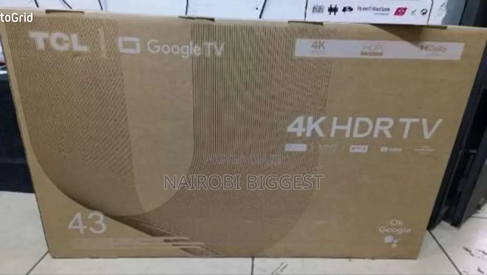 Tcl 43" Hdr Frameless Television