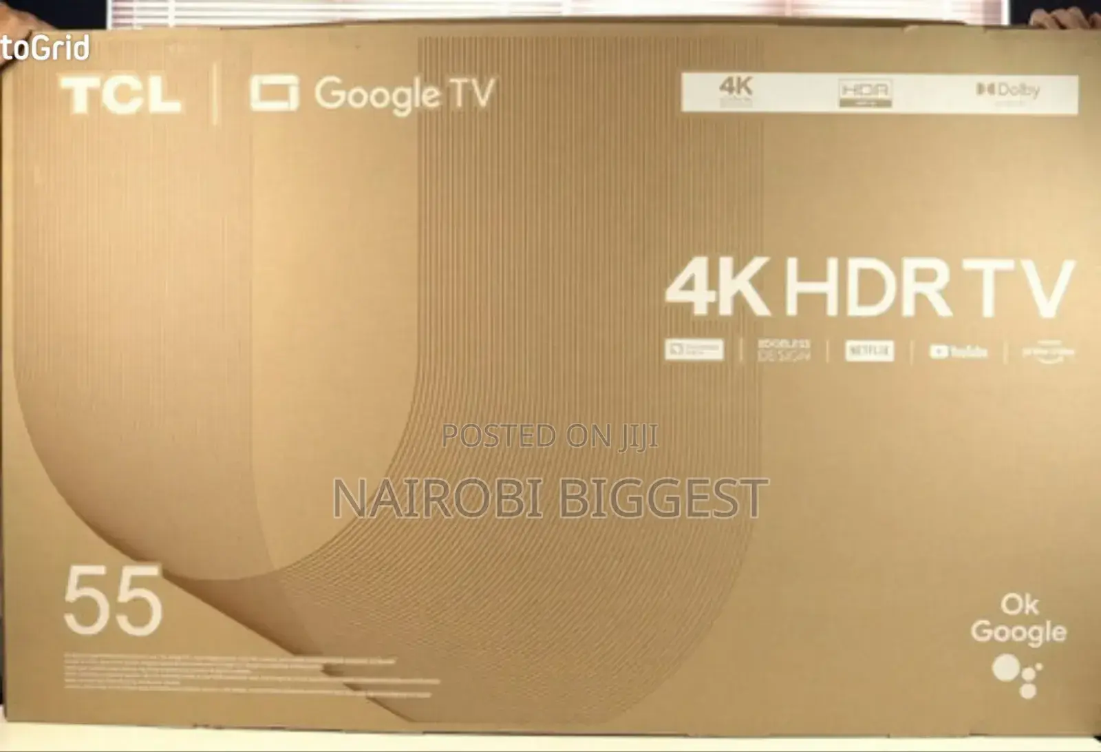 Tcl 55" Frameless 4k Hdr Television