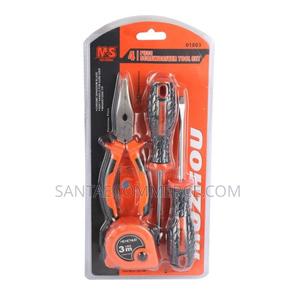 M S 4 Piece Screwdrivers, Pliers, Tape Measure Tool Set - thumbnail 2