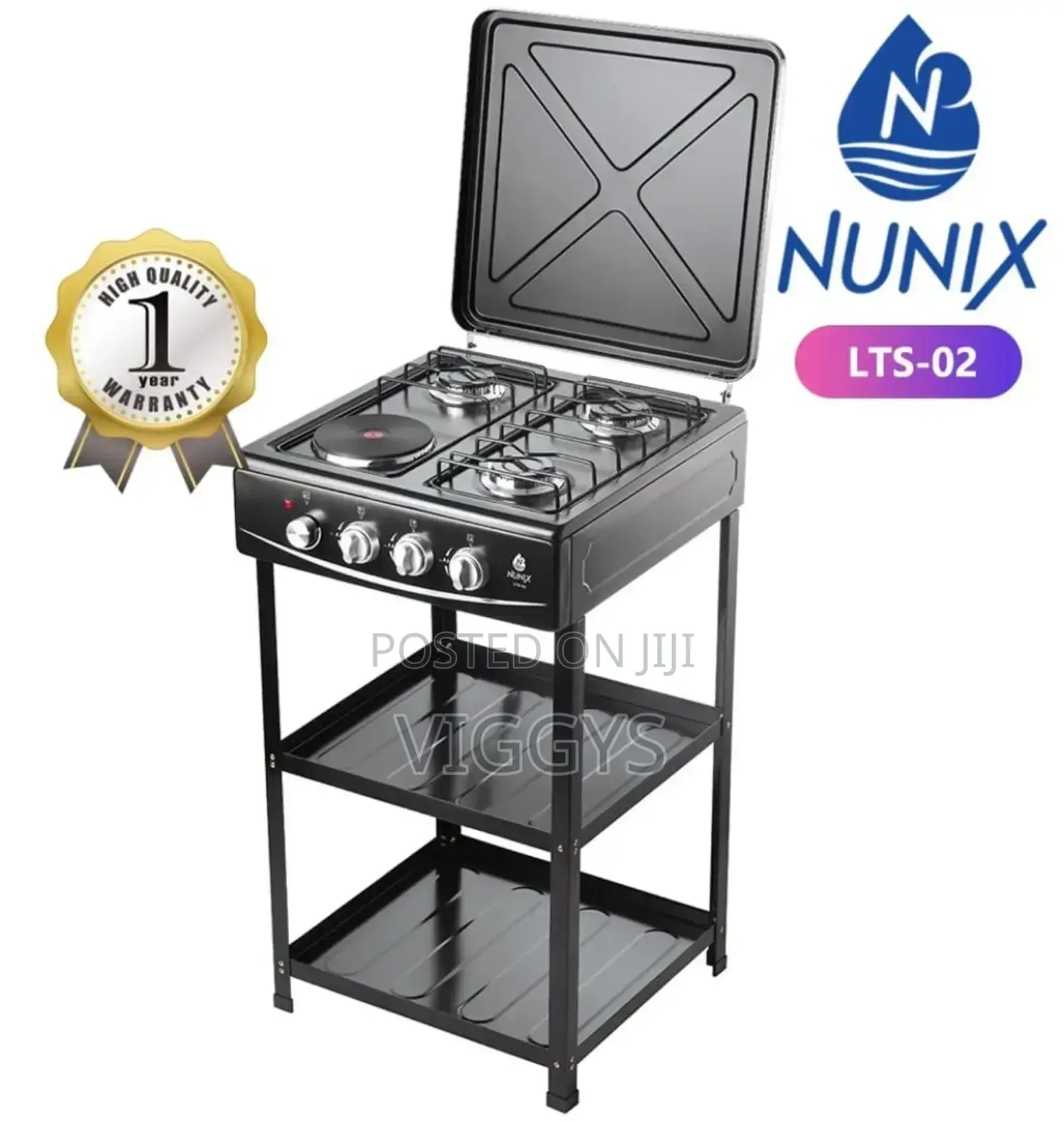Brand New Electric Plate Standing Cooker Plus Shelves