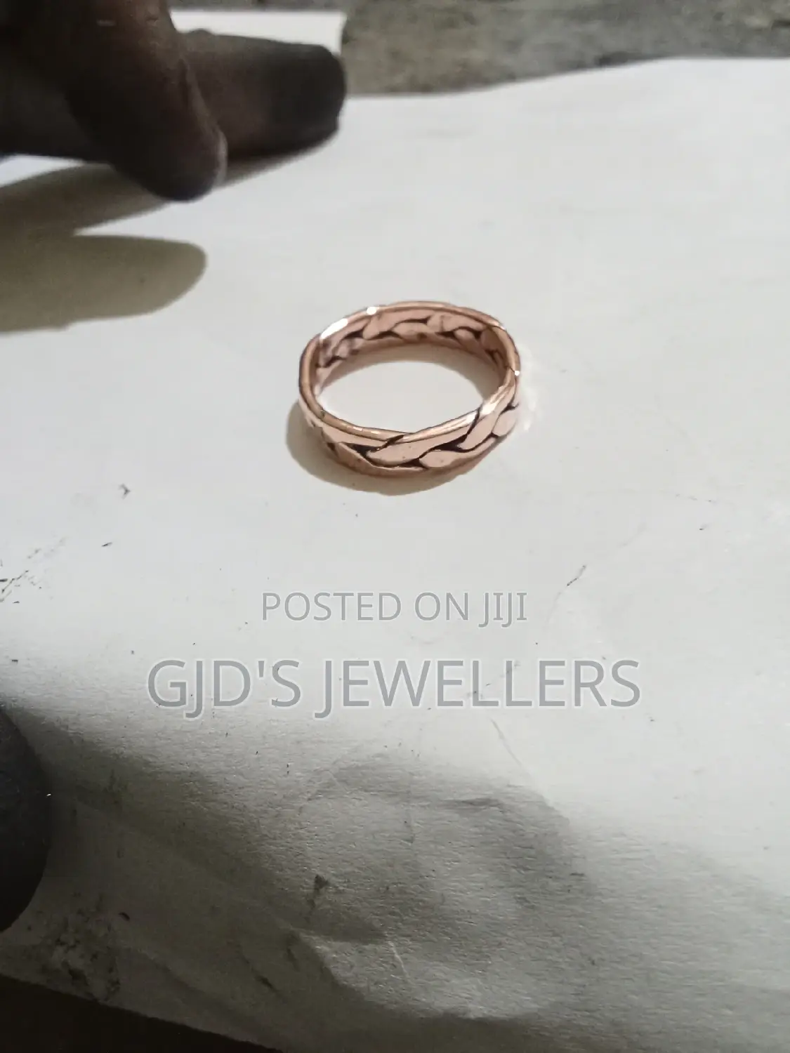 Custommade Pure Copper Braided Ring