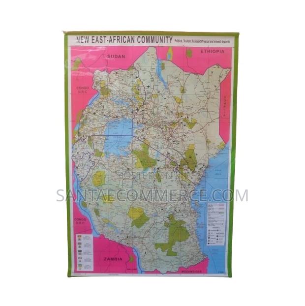 East Africa Community Learning Wall Chart - main view