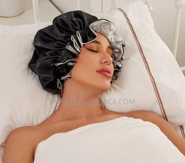 Satin Silk Hair Sleeping Cap Bonnet