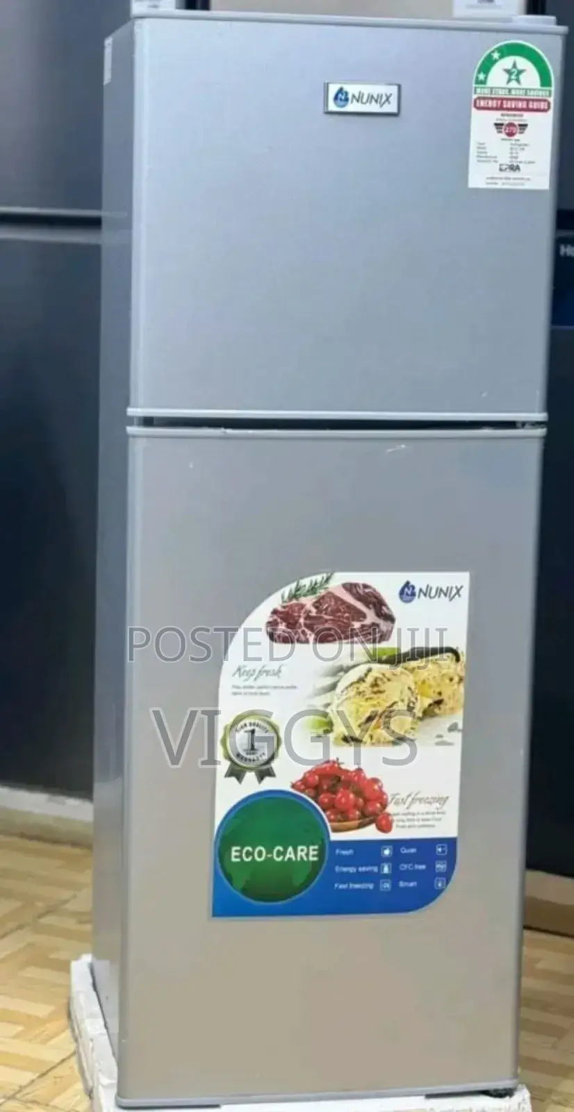 Original Nunix 138litre Double Door Fridge