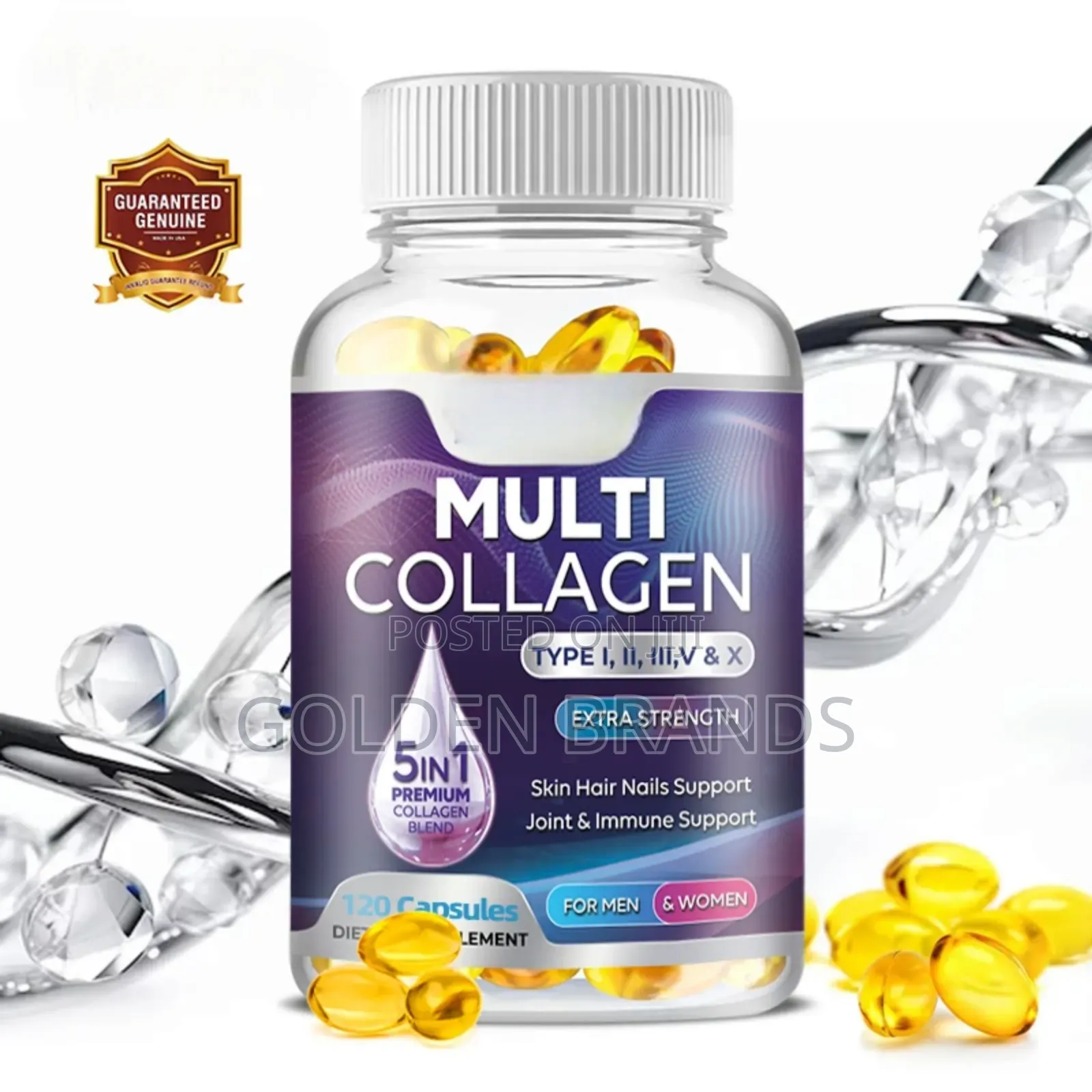Pure Multiple Collagen Complex - Type I, II, III, V, X,