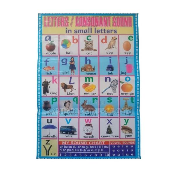 Letters And Consonant Sounds Wall Chart