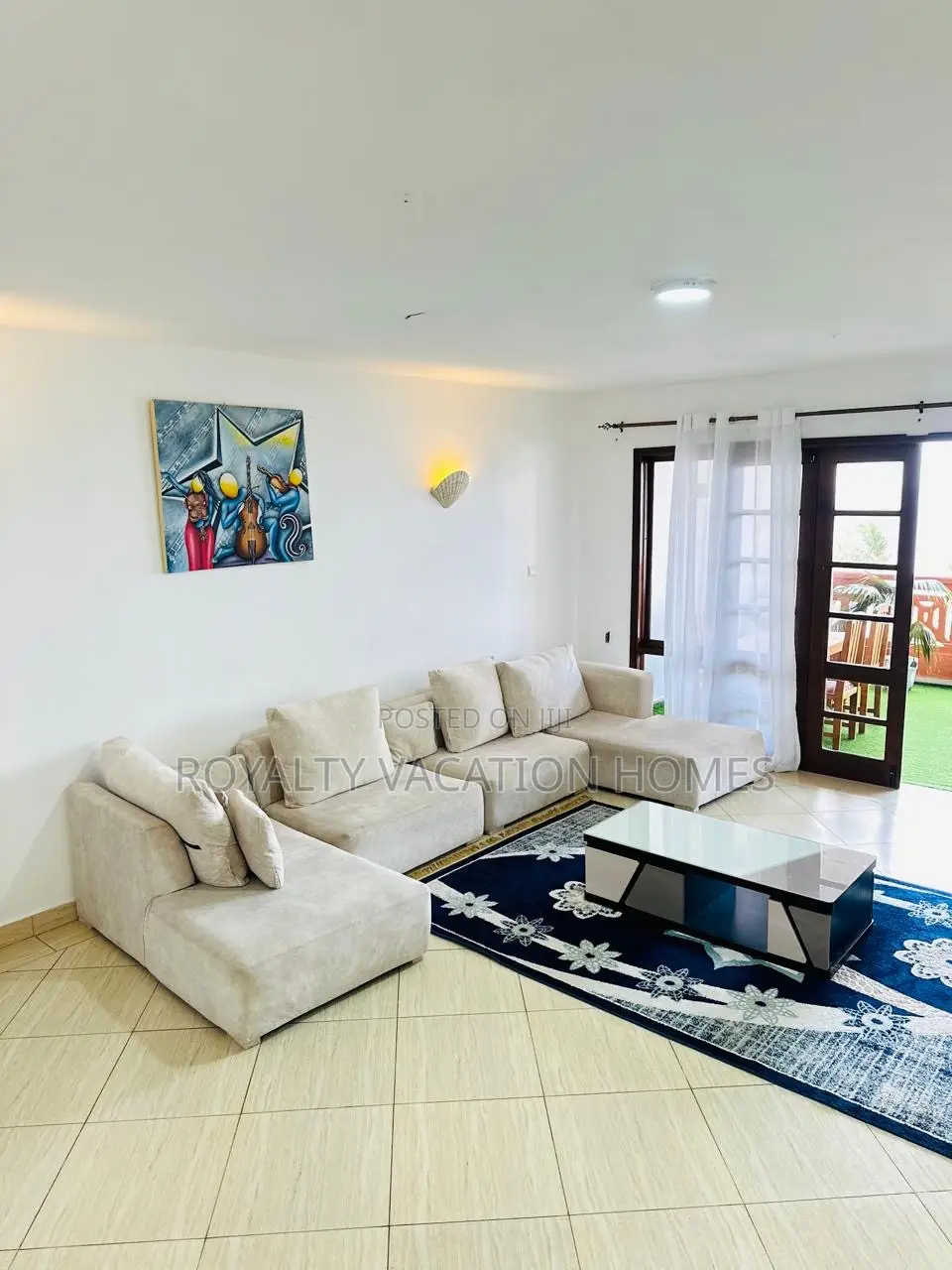 2 Br Beachfront Furnished Apartment in Mombasa