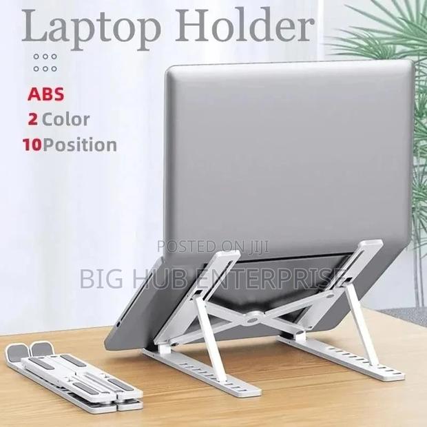 Metallic Adjustable Laptop Stand - thumbnail 2