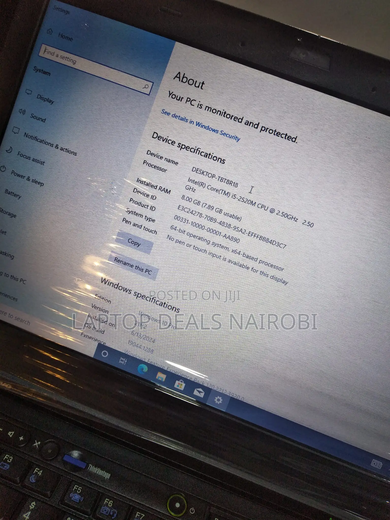Laptop Lenovo ThinkPad T430 8GB Intel Core I5 HDD+SSD 500GB