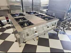 Stainless Steel Commercial 6burners Gas Cooker;;