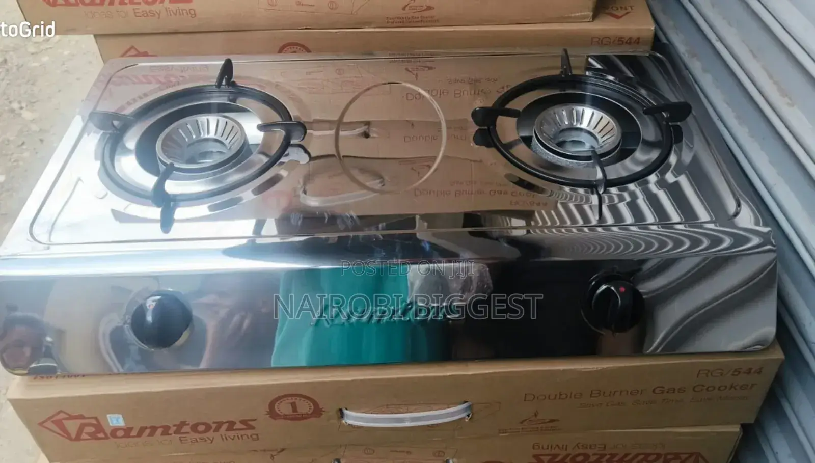 Ramtons Staineless 2 Burner