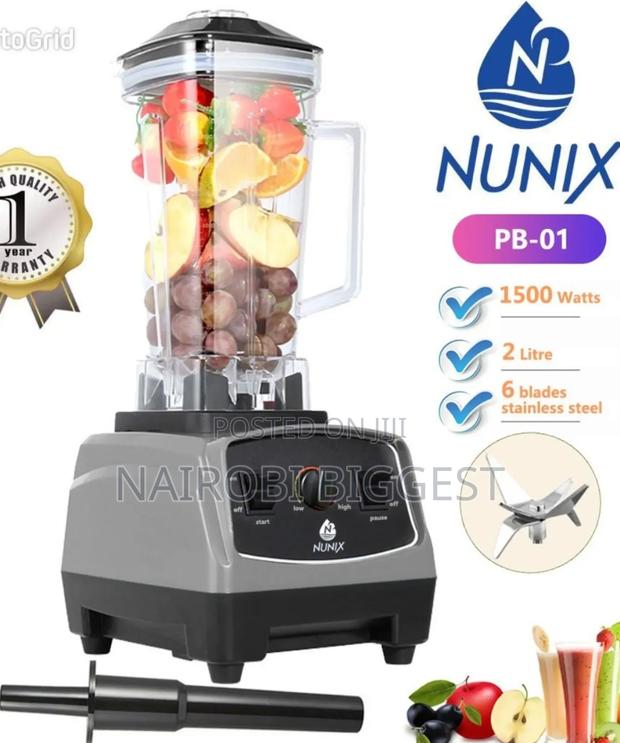 Nunix Commercial Blender With 2 Litre Jug - main view