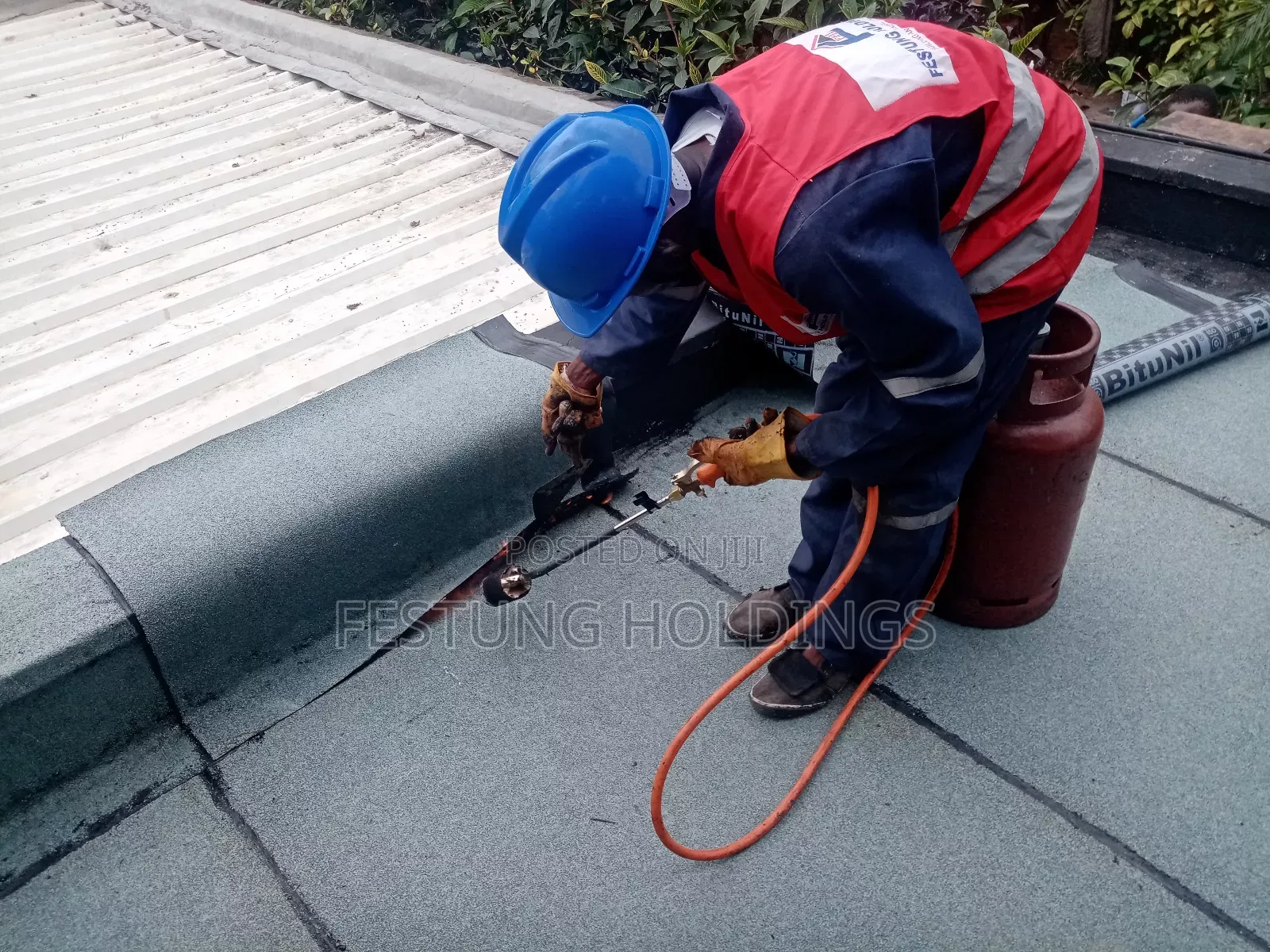 Flat Roof App Membrane Installation