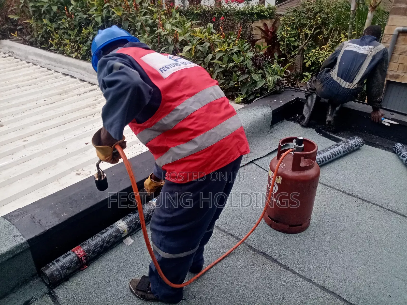 Flat Roof App Membrane Installation