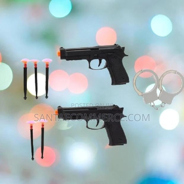CBC School Police Pretend Toy 2 Guns Arrows and Cuffs