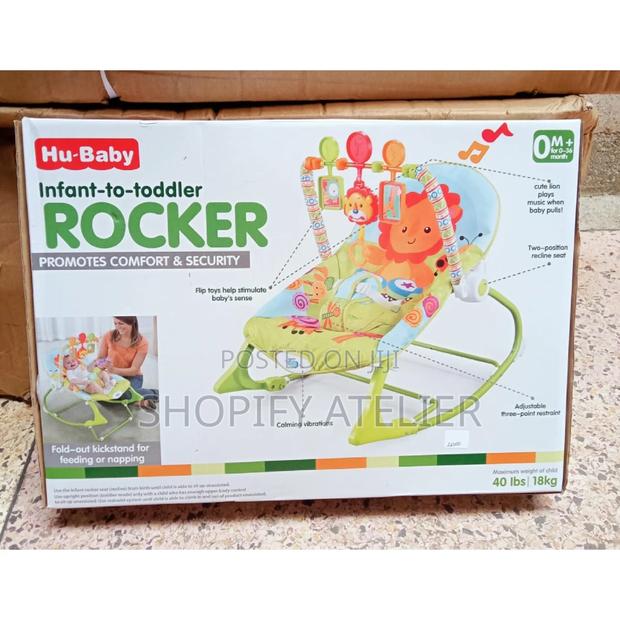 2in1 Baby Rocker Max Weight 18kg With Vibrator/Melody