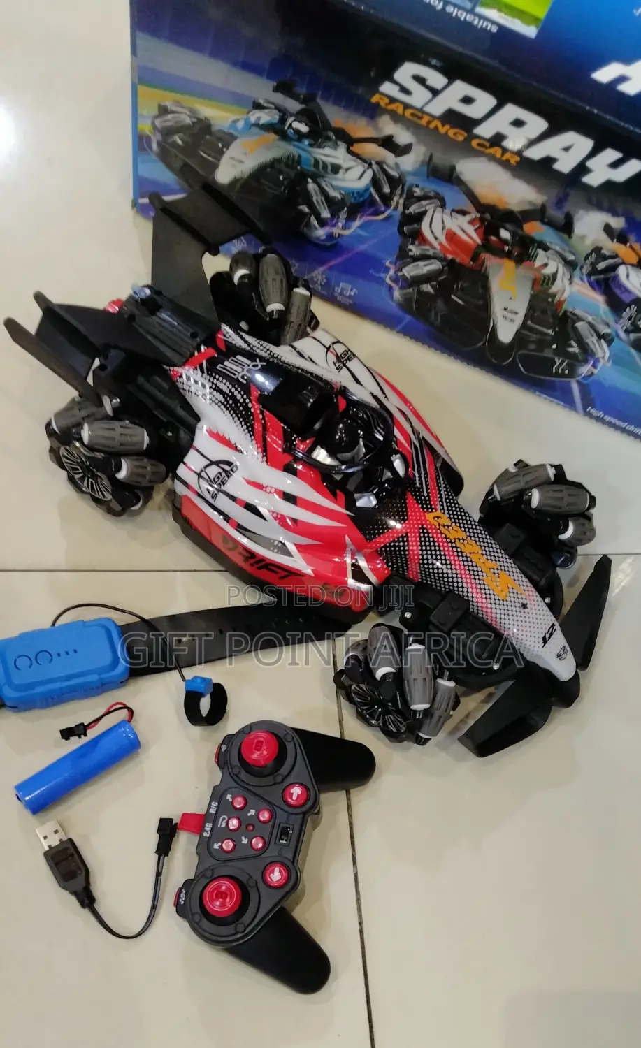 Rechargeable Ferrari R.C and Hand Gesture Sensor Toy Car