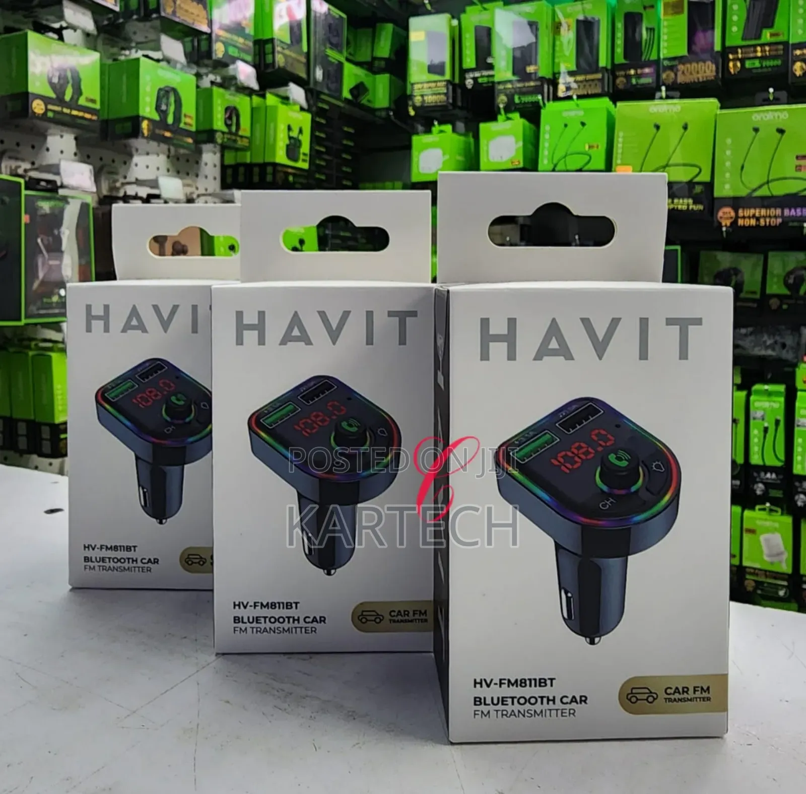 Havit HV-FM811BT Bluetooth Car FM Transmitter Modulator
