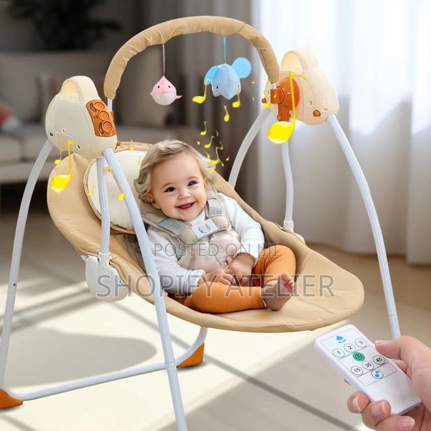 Deluxe Baby Rocking Swing 0-36months Remote Control - main view