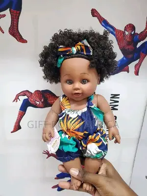 45cm Big Africa Doll With Clothes and Music for Kids