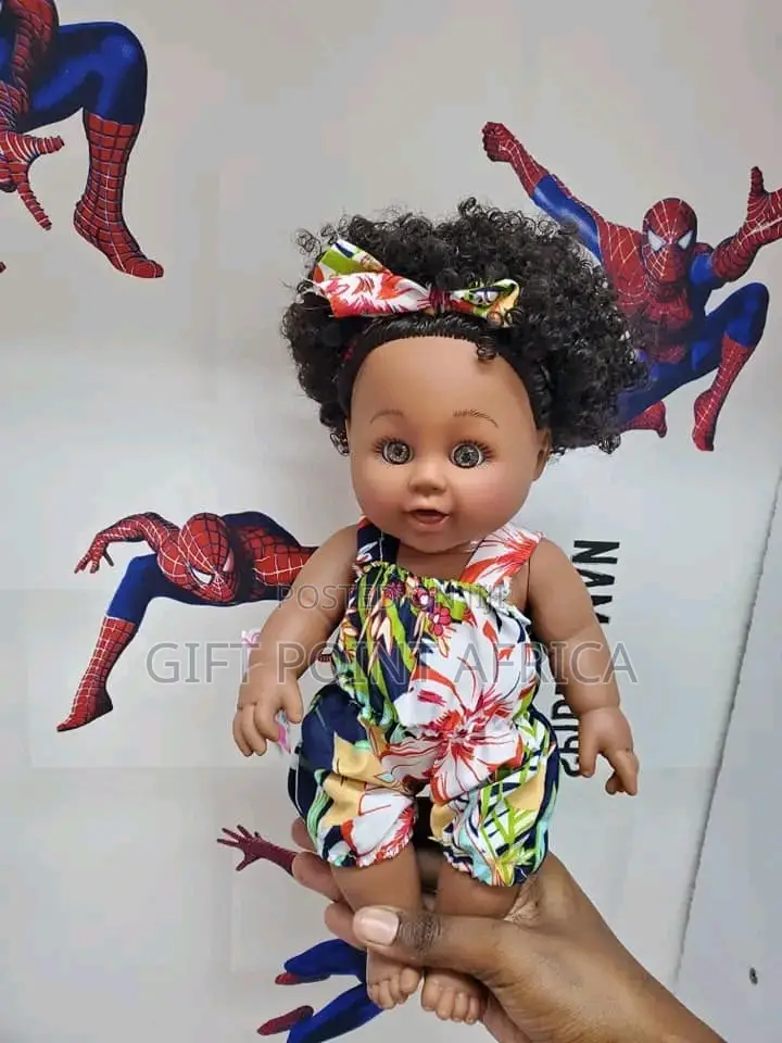 45 Cm Big African Doll With Music