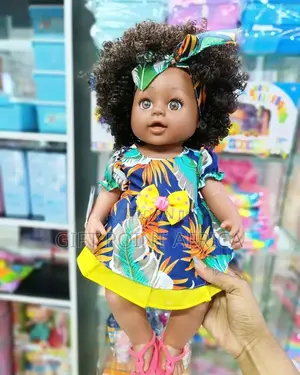 45cm Big Africa Doll Face Kids