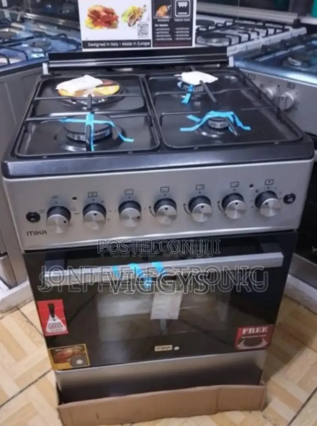 Mika Standing Cooker 50 by 60 3+1