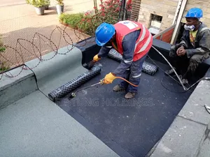 Flat Concrete Roofs Waterproof Services APP Membrane Laying