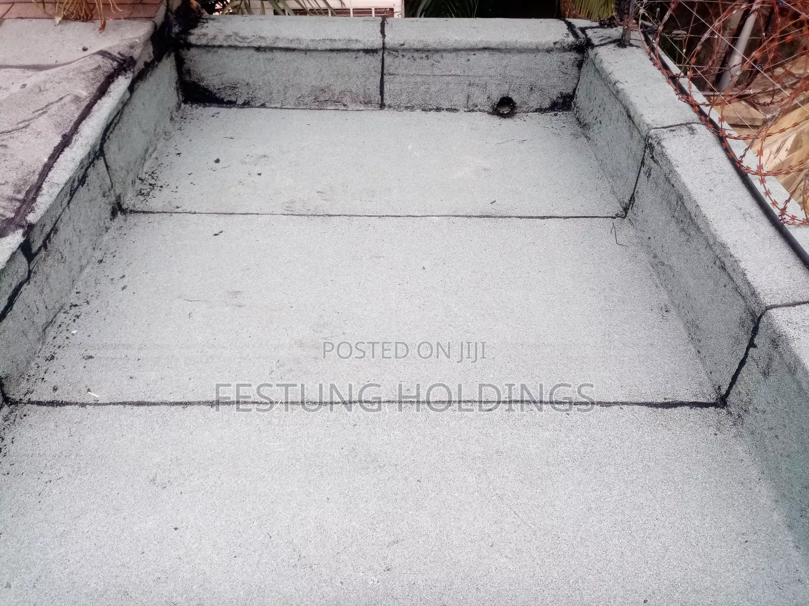 Flat Concrete Roofs Waterproof Services APP Membrane Laying