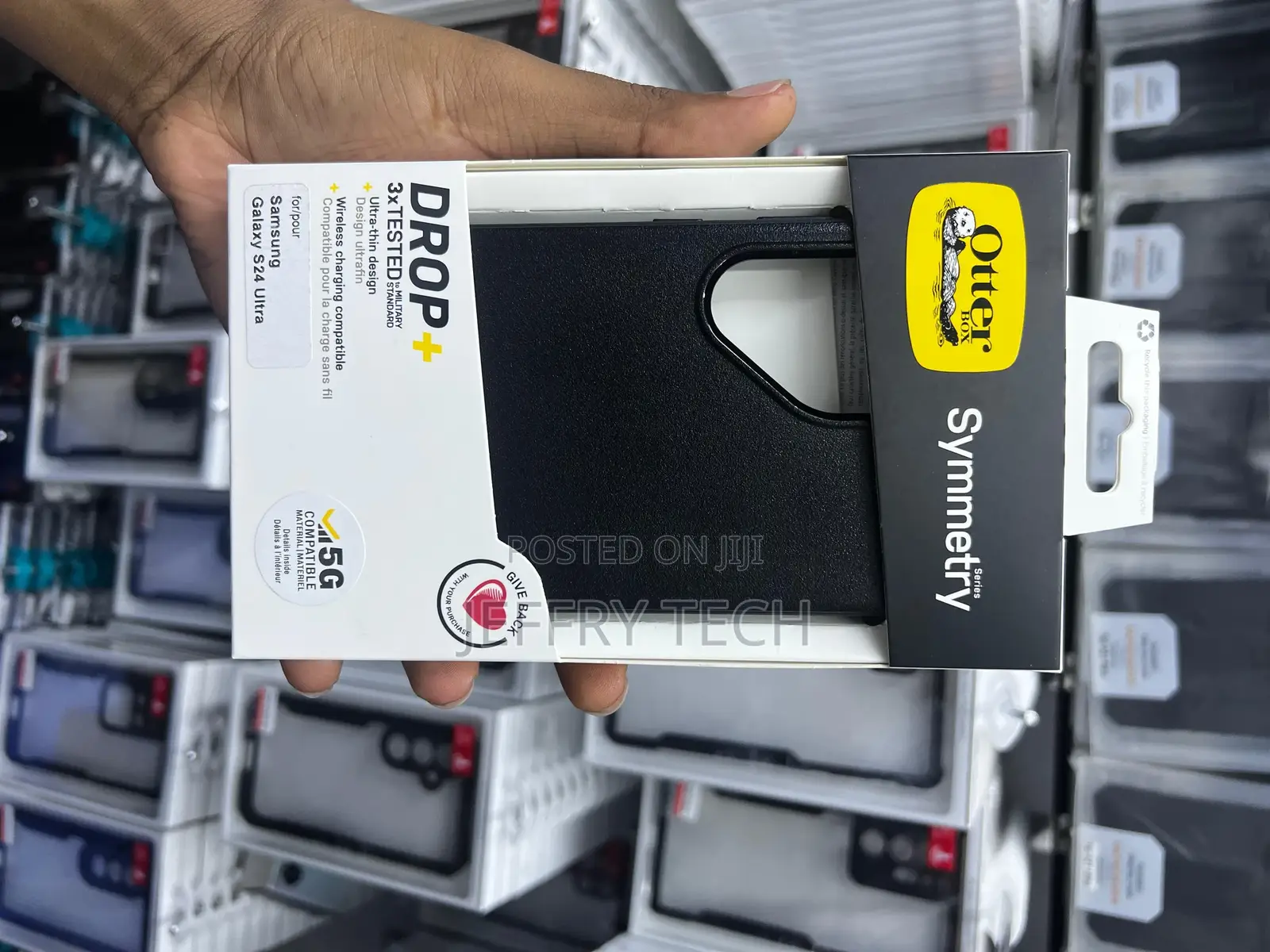 Otterbox Defender Black Case - For Samsung Galaxy S24 Ultra
