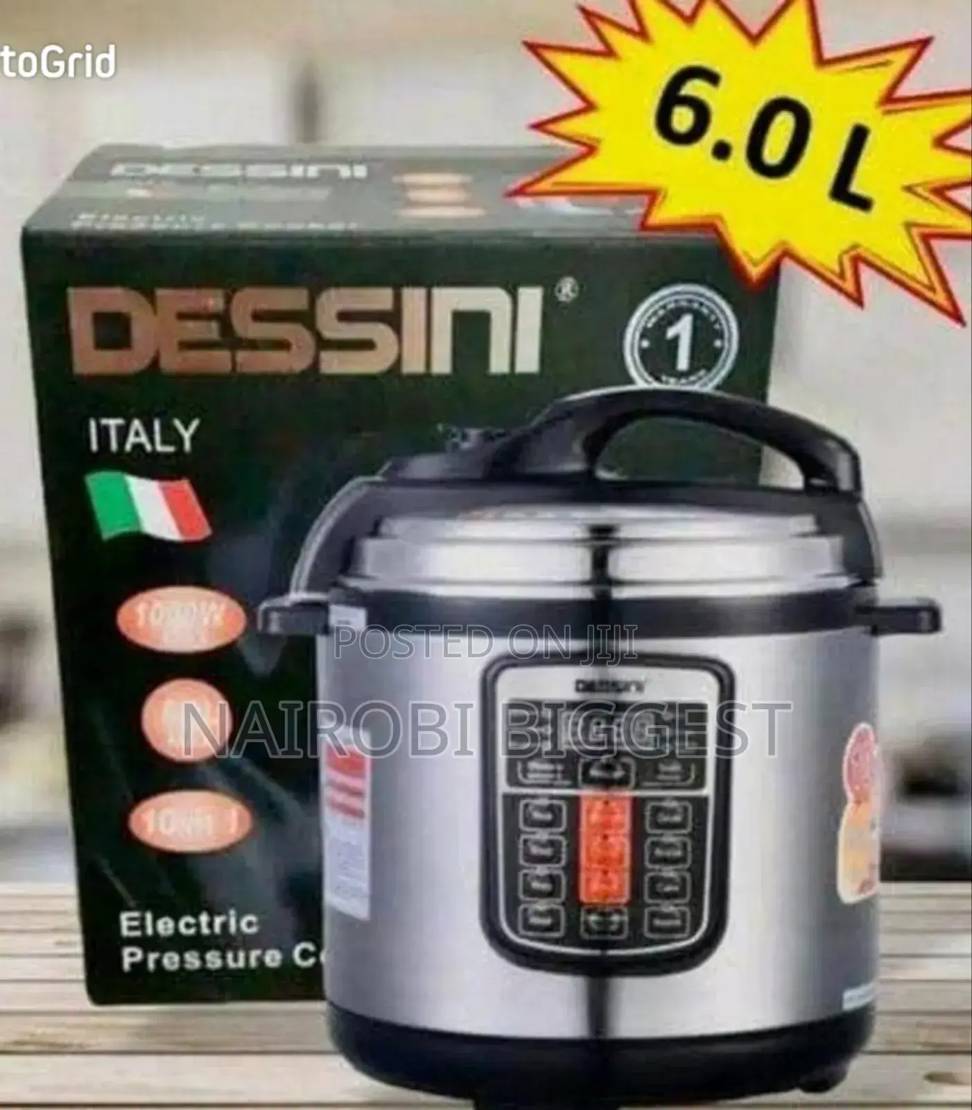 Dessini 6l Electric Pressure Cooker