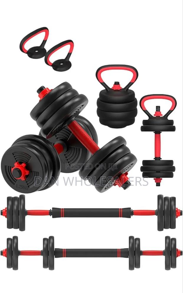 50kg 6in1 Dumbbell/Kettlebell Kettlebell Barbell - main view