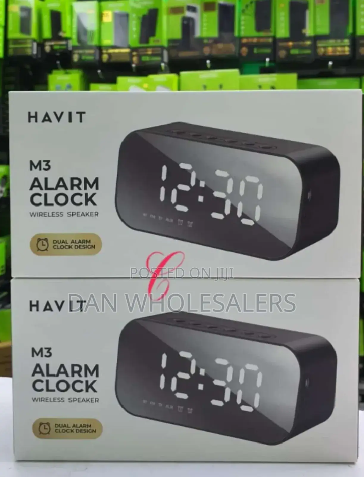 Havit M3 Alarm Clock Wireless Speaker