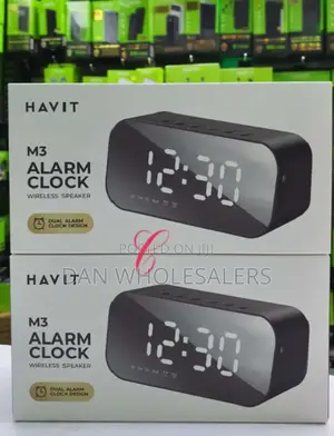 Havit M3 Alarm Clock Wireless Speaker