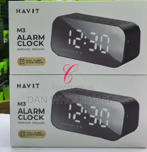 Havit M3 Alarm Clock Wireless Speaker Brand New