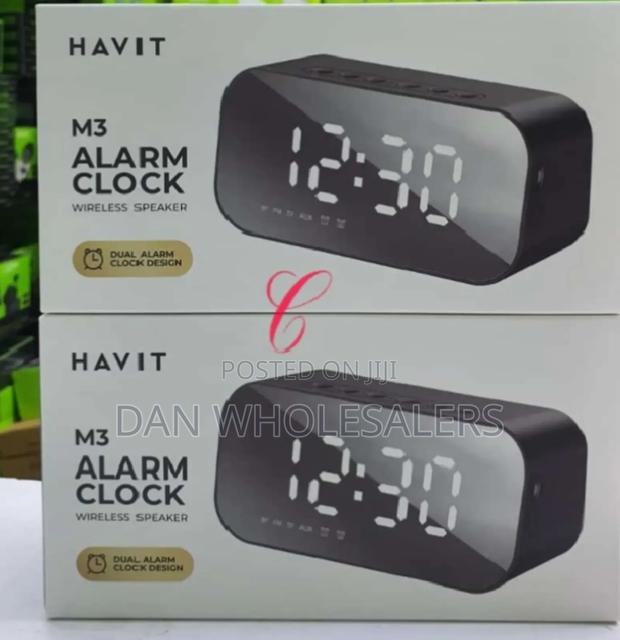 Havit M3 Alarm Clock Wireless Speaker Brand New