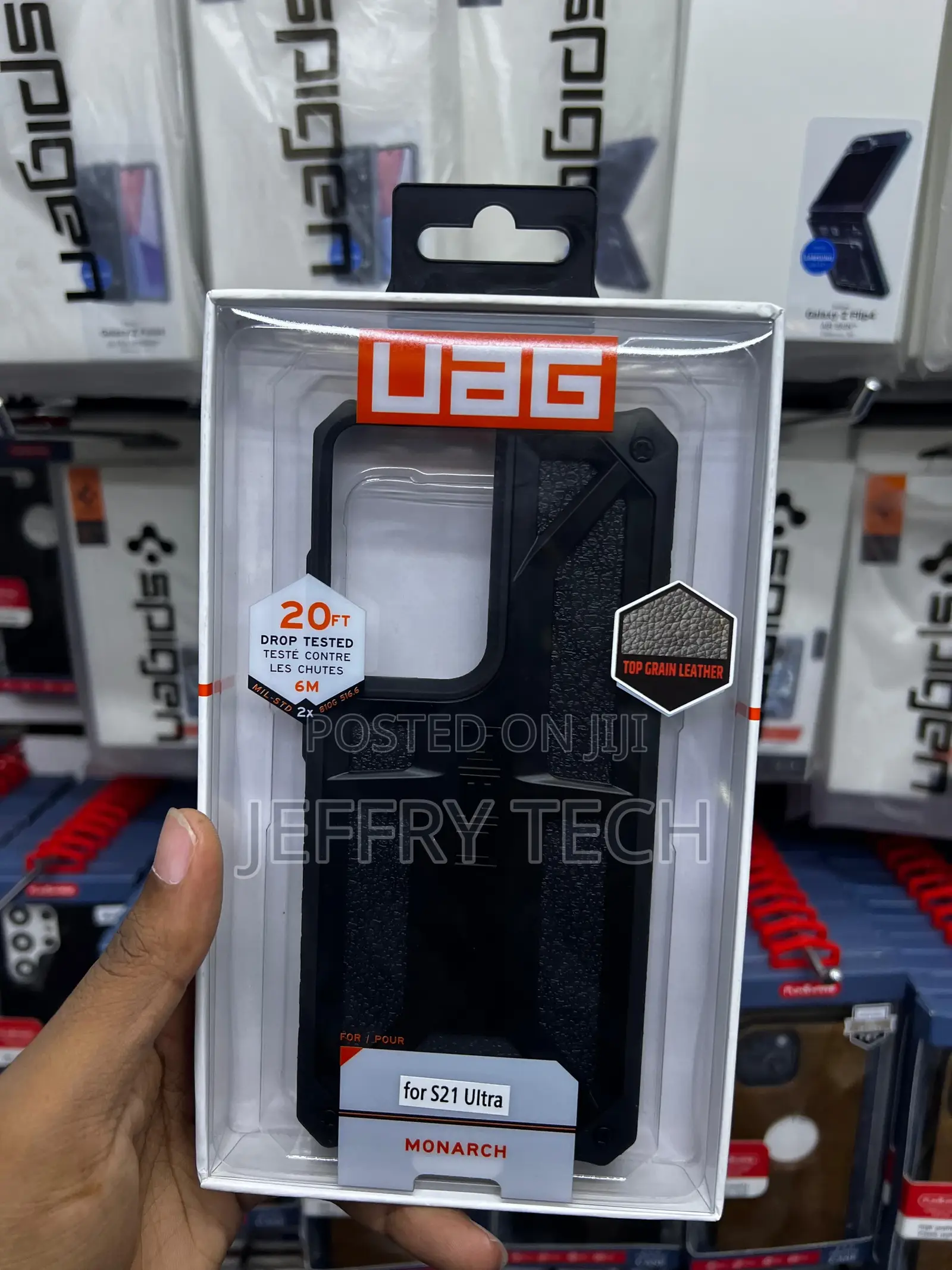 UAG Monarch Carbon Black Case -Samsung Galaxy S21 Ultra