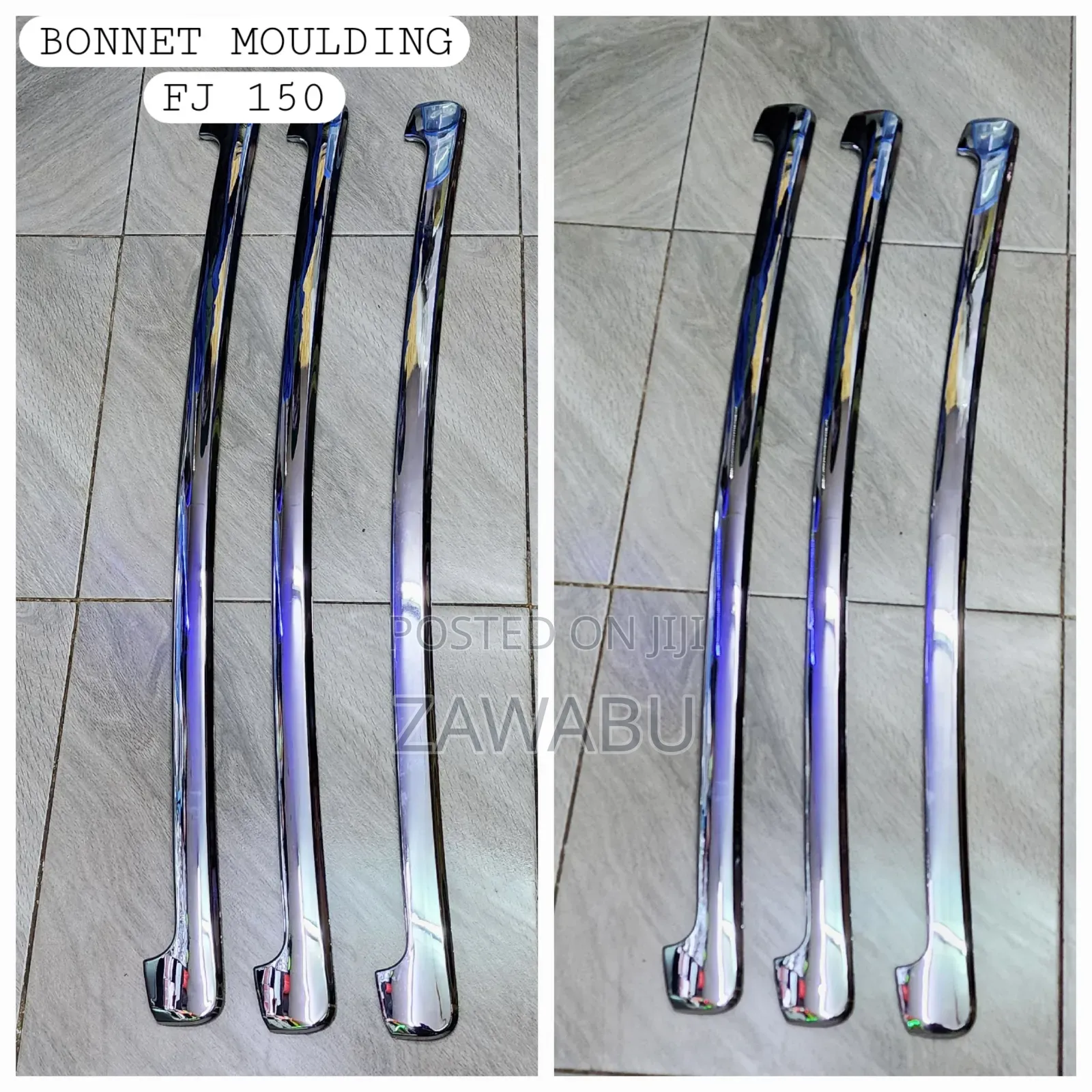 Bonnet Moulding Chrome Landcruiser Prado FJ 150 2010-2013