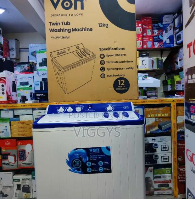 Original *Von 12kg Twin Tub Washing Machine